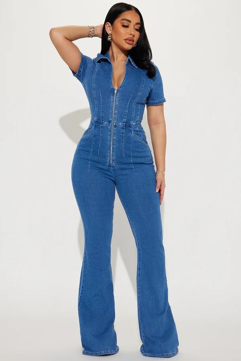 Sexy Jumpsuits for Women - Bodycon Rompers | Fashion Nova Jeans Jumpsuit Outfit, Can't Be Tamed, Gal Gadot Wonder Woman, Jumpsuit Outfit, Jumpsuit Fashion, Jeans Jumpsuit, Denim Jumpsuit, Lookbook Outfits, Cute Casual Outfits