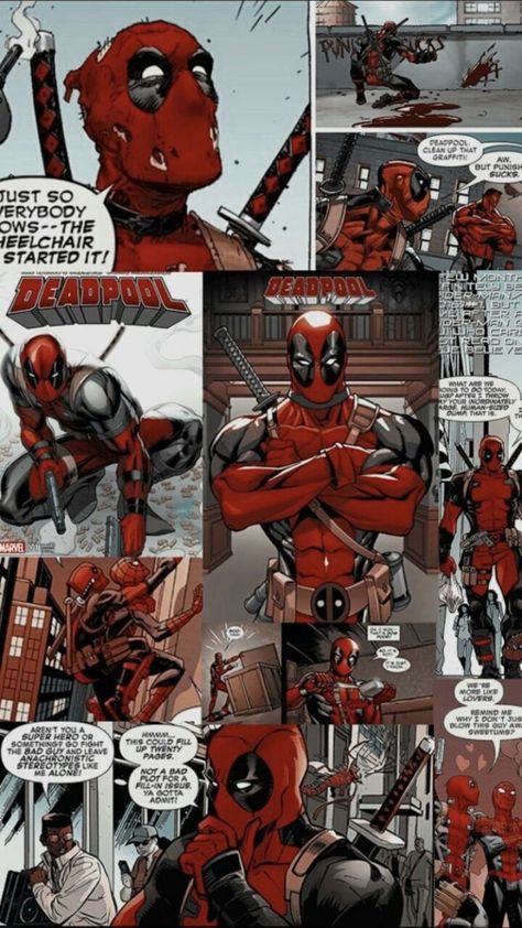 Deadpool Wallpaper Aesthetic, Deadpool Tumblr, Deadpool Aesthetic, Drawing Deadpool, Deadpool Wallpaper Iphone, Aesthetic Comic, Deadpool Quotes, Funny Deadpool, Cute Deadpool