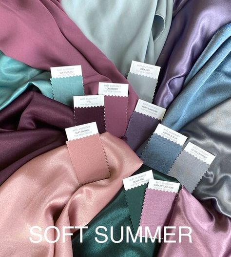 Soft Summer Colour Guide - Part 3 HUES — My Colour Stylist Colors For Soft Summer, Summer Colour Analysis, Soft Summer Fashion, Cool Summer Palette, Summer/fall Outfits, Soft Summer Palette, Soft Summer Color Palette, Colour Guide, Soft Summer Colors