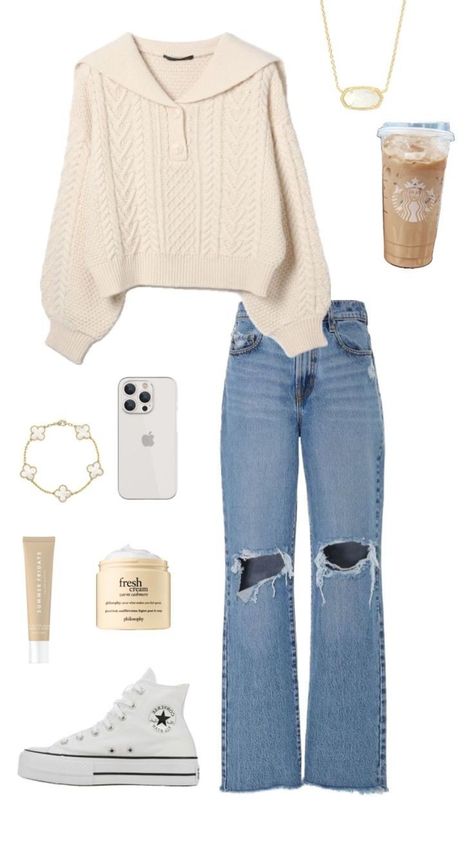 Teen Girl Outfit Inspo Fall, Cute Outfits For Winter Aesthetic, Italy Outfits Cold, Good Basics Clothes, Soft Summer Aesthetic Outfits, Cute Casual Outfit Ideas, That Girl Aesthetic Outfits, Essential Clothing Pieces Woman, Outfits 2024 Trends