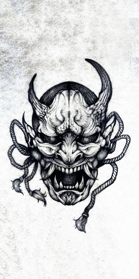 Pin by Ace Suzuki on Wallpaper | Samurai tattoo design, Oni mask tattoo, Creepy tattoos Aka Tattoo, Hannya Maske Tattoo, Mask Tattoos, Hannya Maske, Samurai Mask Tattoo, Mascara Oni, Japanese Demon Tattoo, Japanese Mask Tattoo, Tattoo Designs With Meaning