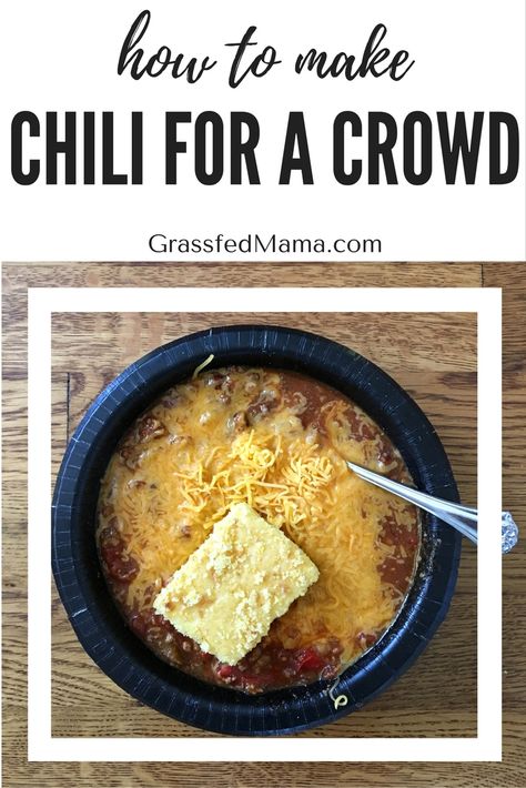 Chili For A Crowd, Chili Party, Hey Monday, How To Make Chili, Crockpot Chili, Cooking For A Crowd, Red Kidney Bean, It's Monday, Trim Healthy Mama