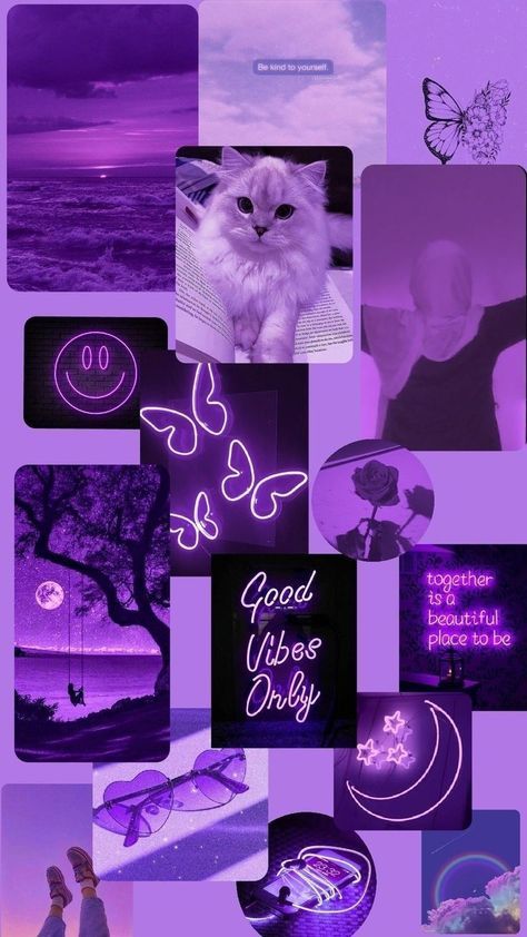 Purple Collage, Black And Purple Wallpaper, Purple Butterfly Wallpaper, Purple Aesthetic Background, Whatsapp Wallpaper Cute, Iphone Wallpaper Classy, Pretty Wallpapers Tumblr, Purple Vibe, Pretty Phone Wallpaper