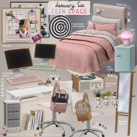 You are young, wild and free. Having fun everyday.😆 sims 4 Downloads / ts4 / ts4cc / ts4 clutter / ts4 furniture / teen / ts4 teen / teenager / dorm / sims 4 discover university / bedroom / office / pinboard / mini fridge /ipad Sims 4 Furniture Alpha, Sims University Dorm, Sims 4 Furniture Bedroom, University Cc Sims 4, Sims 4 Korean Furniture Cc, Sims 4 Cc Ipad, Sims 4 University Dorm Cc, Sims 4 Discover University Cc, Teen Room Cc Sims 4