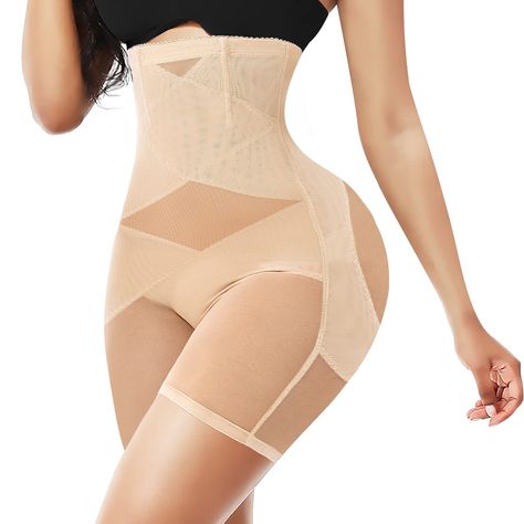 PRICES MAY VARY. ✔SHAPEWEAR FOR TUMMY CONTROL: The high waisted butt lifter panties can flatten belly fat with targeted tummy control,with a double-layered crisscross fabric for enhanced belly tightening.If you want to control waistline and leave room at the waist and leg hem to eliminate the muffin effect,wear the tummy control shapewear. The body shaper shorts can flatten belly fat with targeted moderate tummy control, reduce waistline to make the abdomen and back smooth and firm,and say goodb Flatten Belly, Body Shaper Corset, Tummy Shaper, Slip Shorts, Body Shapewear, Compression Garment, Tummy Tucks, Form Fitting Dress, Under Dress