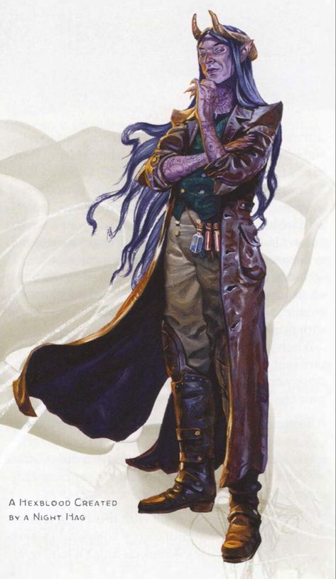 Van Richten’s Guide To Ravenloft, Night Hag Dnd, Hexblood Character Art, Hag Dnd, Hexblood Dnd, Dungeons And Dragons Races, Dnd Races, Dungeons And Dragons Characters, Manga Characters