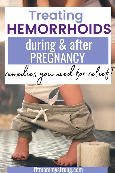 At-home remedies to treat your pregnancy & postpartum hemorrhoids for FAST relief!  #pregnancy #hemorrhoid #pregnant #postpartum Natural Hemorrhoid Remedy, Hemorrhoid Remedies At Home, Hemorrhoid Relief Remedies, Hemroid Relief Fast, Hemmoroid Relief, Witchy Recipes, Natural Hemroid Remedies, Thrombosed Hemorrhoid, Hemorrhoid Remedies