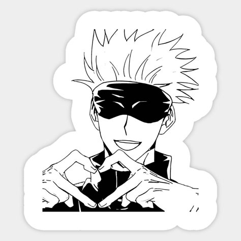 Anime Phone Stickers, Black Laptop Stickers Ideas, Jujitsu Kaisen Stickers, Toji Stickers Printable, Sticker Design Black And White, Jujutsu Kaisen Stickers Printable, Anime Stickers Jujutsu Kaisen, Jujutsu Kaisen Black And White, Jujutsu Stickers