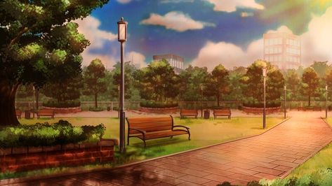 Gacha Life Park Background, Anime Park Background, Gacha Anime Backgrounds, Gacha Outside Background, Gacha Club Background, Backgrounds Gacha, Background Park, Gacha Backgrounds Outside, Park Background