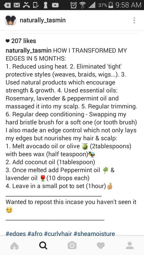 Edge Strengthening/Regrow Sample Regimen Regrow Edges Natural Hair, Regrow Edges, Perm Styles, Long Perm, Color Natural Hair, Regrow Hair Naturally, Curly Fro, Curly Weave, Regrow Hair