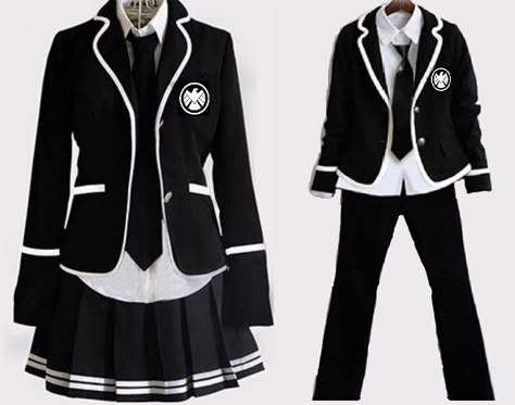 Black Uniform Outfits, Japanese Uniform, School Uniform Fashion, School Uniform Outfits, Boys School Uniform, Concept Clothing, Kawaii Fashion Outfits, Uniform Fashion, Chinese Clothing