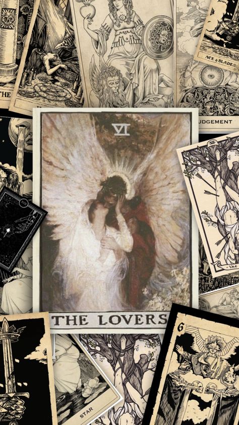 #tarotcards #tarot #music #love #aesthetic #vintage Aphrodite Tarot, Love Tarot Card, Tarot Journal, The Lovers Tarot, I Carry Your Heart, Bulletin Journal Ideas, I Love Someone, Love The Earth, Star Crossed Lovers