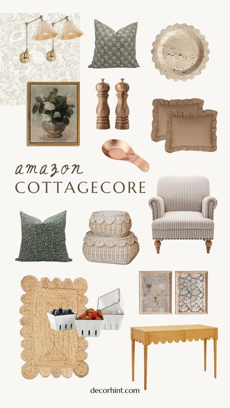 Transform your space into a cottagecore haven with these delightful Amazon home finds! Explore enchanting decor pieces that capture the essence of countryside living. Elevate your home with rustic elegance and vintage-inspired charm Farmhouse Chic Aesthetic, Patterned Lampshades, Cottagecore Design, Countryside Living, Amazon Home Finds, Cottagecore Vibes, Dreamy Decor, South Carolina Homes, Cozy Throw Pillows