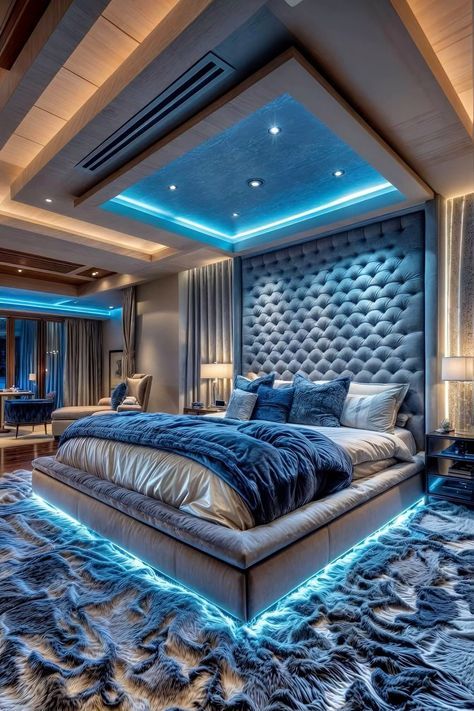 बेडरूम डिजाइन, Beautiful Bedroom Inspiration, Luxury Room Bedroom, Bedroom Interior Design Luxury, Interior Design Your Home, Modern Luxury Bedroom, Modern Home Design, Dreamy Bedrooms, Luxury Rooms