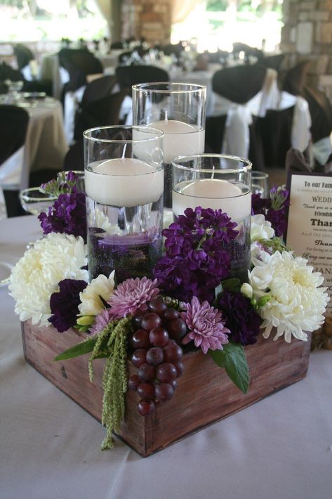 How To Craft Wood Centerpieces That Look Chic And Charming No Flower Table Centerpieces, Small Centerpieces Simple Party, Late Summer Wedding Centerpieces, Centerpieces For Round Tables Parties, Bridal Centerpieces, Rustic Wooden Box Centerpiece, Amazing Wedding Centerpieces, Rustic Table Centerpieces, Wooden Box Centerpiece