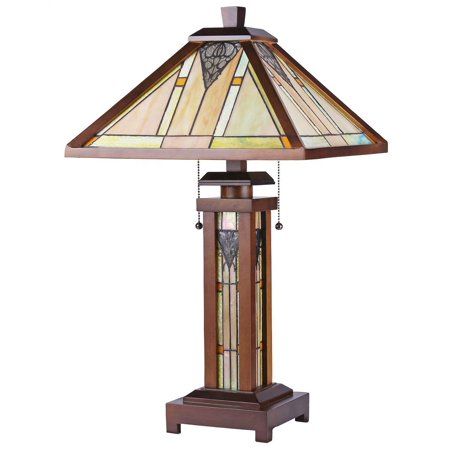 Mission Style Table, Family Room Lighting, Reading Desk, Wooden Table Lamp, Tiffany Style Table Lamps, Green White Red, Tiffany Style Lamp, Wooden Table Lamps, Louis Comfort Tiffany