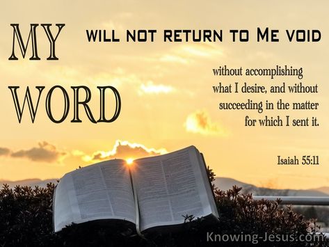 What Does Isaiah 55:11 Mean? Isaiah 55:11, Isaiah Verses, Isaiah 55 11, The Promises Of God, Promises Of God, Attributes Of God, Isaiah 55, Slow To Anger, Godly Life