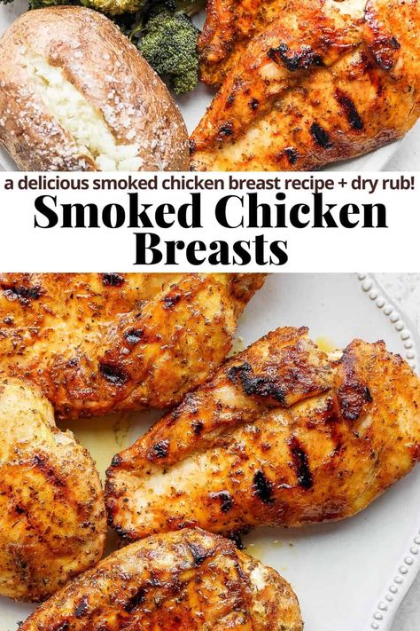 Green Egg Chicken Recipes, Chicken Marinade For Smoked Chicken, Smoked Grilled Chicken, Chicken On Smoker Recipes, Healthy Smoked Chicken Recipes, Smoked Chicken Marinade Recipe, Healthy Smoked Meat, Best Smoked Chicken Recipe, Chicken In The Smoker Recipes