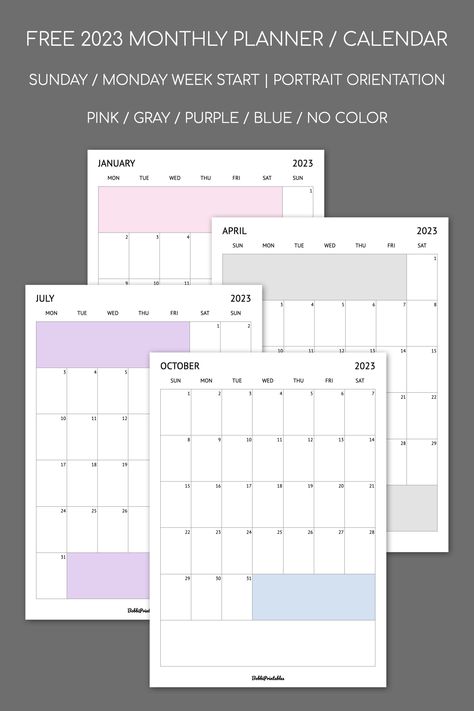 2023 Monthly Calendar, Planner Monthly Layout, Digital Planner Ideas, Free Printable Calendar Templates, Interactive Calendar, Monthly Planner Template, Planner Writing, Monthly Calendar Template, Printable Calendar Template