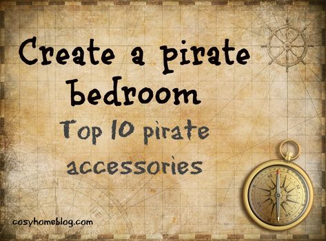 10 great accessories for creating a pirate themed child's bedroom. Pirate Room Decor Diy, Pirate Bedroom Ideas, Boys Pirate Bedroom, Pirate Themed Bedroom, Pirate Bedroom Decor, Pirate Ship Bedroom, Pirate Room Decor, Pirate Bedroom Theme, Pirate Bedding