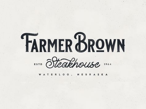 Steakhouse Logo, Burger Icon, Western Logo, Logo Unique, Short Words, Creative Display, Retro Logos, Creative Fonts, Learning Design