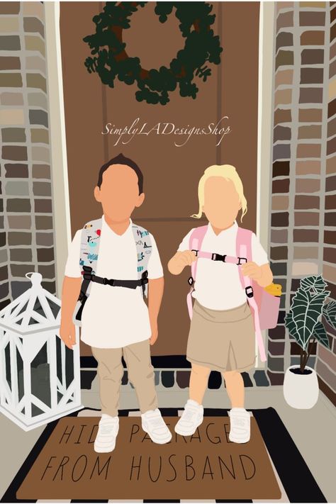 Picture Id Codes, Family Picture Drawing, Custom Illustrated Family Portrait, Family Decal, Face Roblox, Picture Codes, Modern Decals, School Decal, Preppy Decal