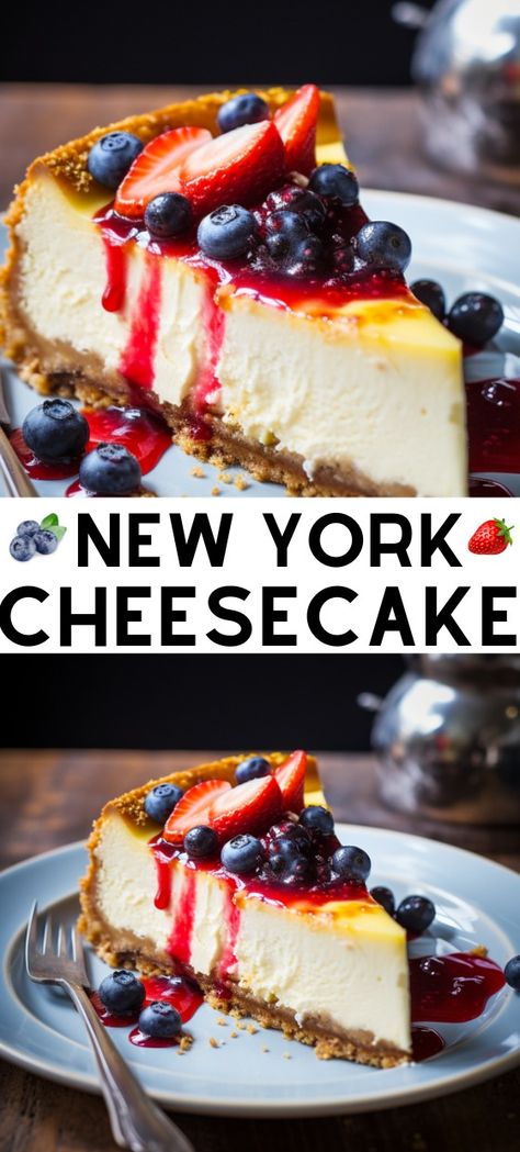 Ah, the sweet and creamy delight of New York cheesecake! This iconic dessert has been a favorite for generations, with its smooth and rich texture, a perfect balance of tang and sweetness, and oh-so-delicious graham cracker crust. Cheesecake Crust Recipe, Graham Cracker Crust Cheesecake, Perfect Cheesecake Recipe, Graham Cracker Crust Recipe, Graham Cracker Recipes, Cheesecake Crust, Fall Comfort Food, New York Cheesecake, Graham Cracker Crust