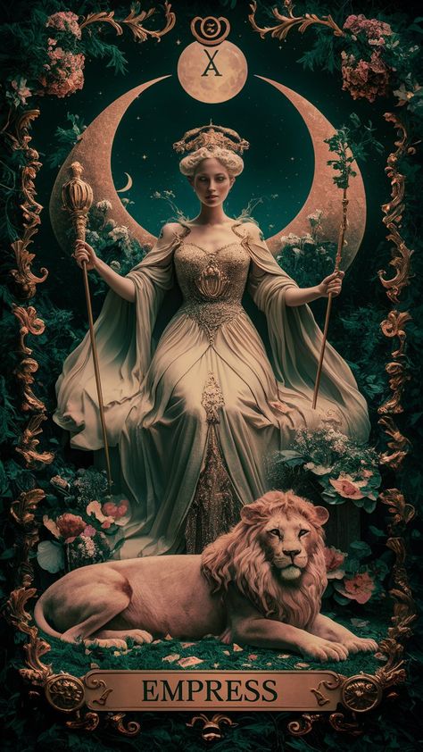 The High Priestess Tarot Card Meaning for Empaths Tarot Art Aesthetic, The High Priestess Tarot Art, The High Priestess Tarot Card, Priestess Tarot Card, The High Priestess Tarot, The Empress Tarot, High Priestess Tarot, Empress Tarot Card, Love Spiritual