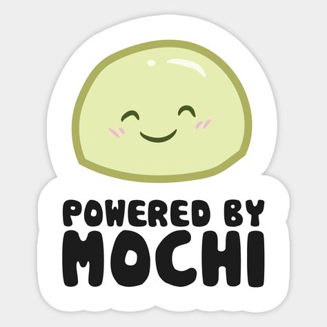 Mochi Sticker, Mochi Japanese, Japanese Mochi, Japanese Funny, Iphone Instagram, Gift Stickers, Mochi, Gift For Lover, Sticker Design