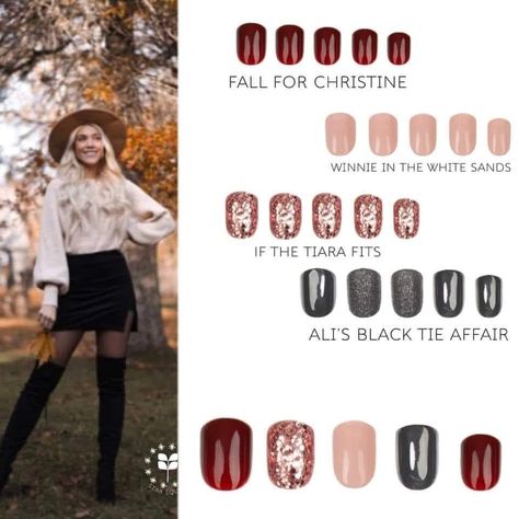 Red Aspen Mani Mix Up, Red Aspen Nails Combo, Red Aspen Nail Dash Combos Christmas, Red Aspen Nail Dash Combos Winter, Red Aspen Mixed Mani, Red Aspen Nail Dash Combos Fall, Red Aspen Nail Dash Combos, Dash Nails, Red Aspen Nail Dash