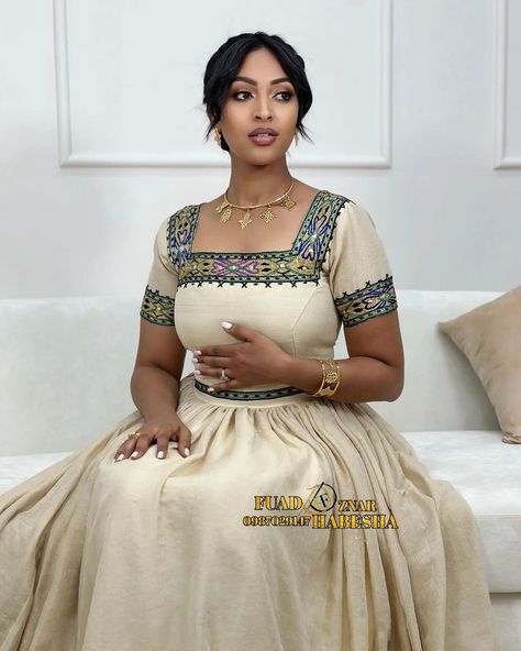 fuad znar new traditional clotho | #FuadznarHabeshaDress👗 Chiffon ~ Zurya ~ fetall To new dresses contact me ☎️ +251987029147 on WhatsApp imo Viber Messenger ....NEW POST... | Instagram Ethiopian Clothing, Ethiopian Traditional Dress, Ethiopian Women, Ethiopian Dress, Habesha Kemis, Ethiopian Music, Cultural Celebration, New Traditional, New Dresses