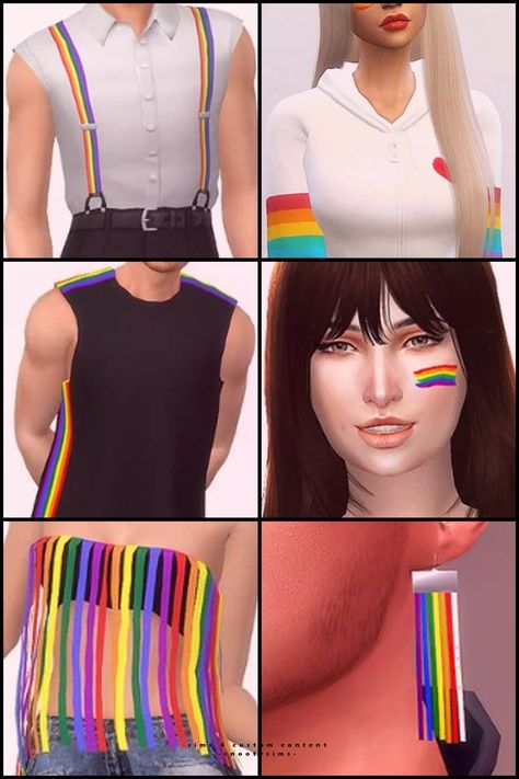 sims 4 pride Sims 4 Gay Male Cc, Sims 4 Cc Pride Clothes, Gay Sims 4 Cc, Sims 4 Lgbtq Poses, Sims 4 Lgbtq, Ts4 Pride Cc, Sims 4 Cc Pride Flag, Sims 4 Lgbtq Mods, Pride Stimboard