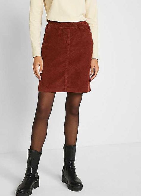 Warming needlecord skirt for colder days. Washable 98% Cotton, 2% Elastane Length approx. 50 to 58 cm (19½ to 23 in) Black Corduroy Skirt Outfit, Cord Mini Skirt, Corduroy Skirt Outfit, Rok Outfit, Cord Skirt, Embroidered Pocket, Lovely Fashion, Rock Outfit, Rock Outfits