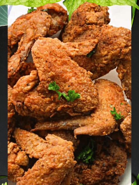 Ultimate Fried Chicken Wings: 10 minutes prep budget-friendly recipe - Immaculate Bites Southern Style Chicken Wings, Perfect Fried Chicken Wings, Deep Fry Chicken Wings Recipe, Air Fryer Fried Chicken Wings With Flour, Breaded Chicken Wing Recipes, Breading For Chicken Wings, How To Prep Chicken Wings, Breaded Wings Recipe, Fry Chicken Wings Recipes