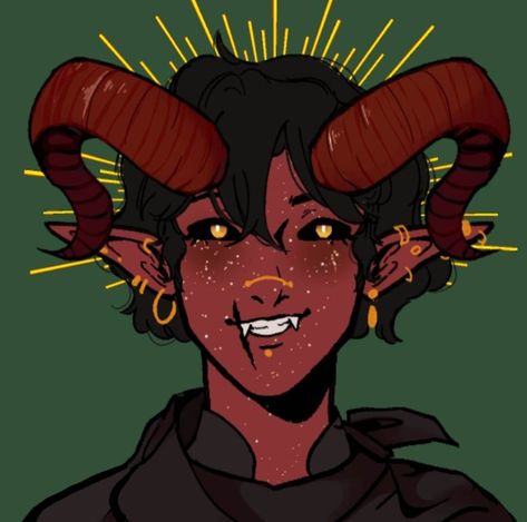 picrew of D&D character: Uriah - Sorceror Tiefling

Use "Read It" button to go directly to Picrew image maker used or
Source: https://picrew.me/en/image_maker/1813184

*some slight edits made incl changing of horns colour & removing watermarks Character Horn Design, Horn Designs Art, Dnd Character Concept Ideas, Tiefling Colors, Bg3 Tiefling Character, Dnd Character Design Tiefling, Dnd Tiefling Druid, Characters With Horns, Dnd Tiefling Art