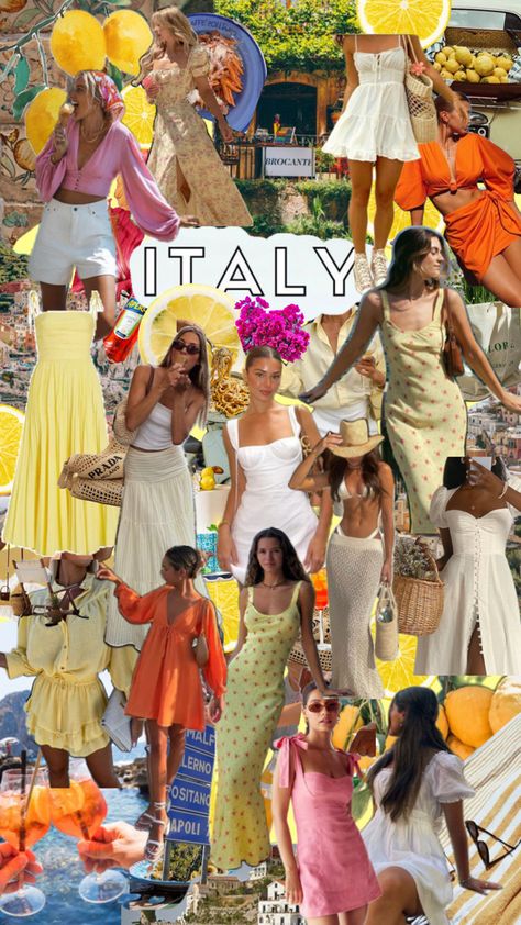 Italy, Italy mood, Italy aesthetic, Italy summer, Italy outfits, outfit, summer, summer outfit, dress, summer dress, lemon, lemon vibes, Brazil Summer Outfits, Italian Aesthetic Outfit, Italian Aesthetic Fashion, Dolce Vita Outfit, Summer Italy Outfits, Italy Aesthetic Outfit, Summer Europe Outfits, Summer Outfit Dress, Eurotrip Outfits