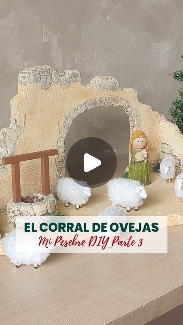 Diego | Renovando con Ideas on Instagram: "El corral de ovejas. Haciendo el pesebre parte 3. . . . #navidad #pesebre #christmas #nacimiento #pesebrenavideño" Pesebres Navidad Ideas Originales, Christmas Ideas, Christmas, On Instagram, Instagram