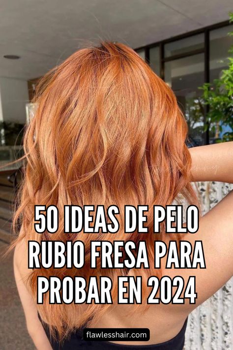 Calabaza picante y todo lo bueno. ¿Es así como dice la rima? Bueno, llamar "bonito" a este tinte sería quedarse corto.// Crédito de la foto: instagram @maneaddicts Ideas De Pelo, Color Rubio, Strawberry Blonde, Color Hair, Foto Instagram, Hair Pieces, Hair Color, Hair Cuts, Blonde