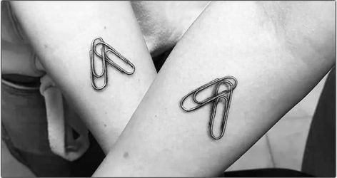 Paperclip Tattoo Ideas In 2021 – Meanings, Designs, And More Paperclip Tattoo, Baby Name Tattoos, Mark Tattoo, Hip Tattoos Women, Small Girl Tattoos, Original Tattoos, Medusa Tattoo, Hand Tattoos For Women, Tattoo Desings