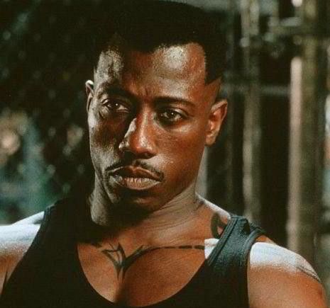 Wesley Snipes Eric Brooks, Blade Movie, Day Walker, Blade Marvel, New Jack City, Wesley Snipes, Dark Skin Men, Movie Magazine, Classic Movie Stars