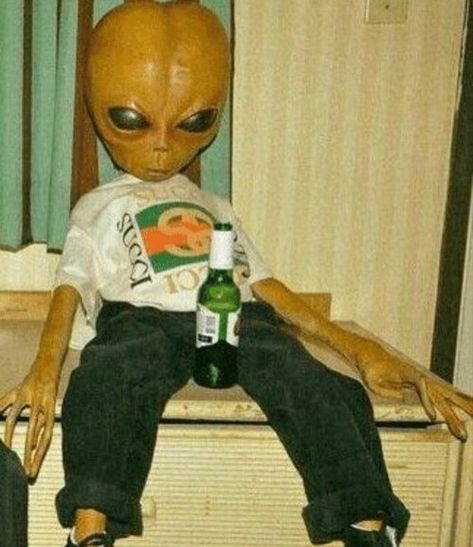 #alien #drunk #wasted #beer #funny #lol Beer, Instagram Post, Memes, Anime, Instagram