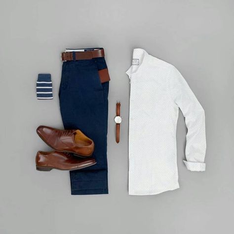 1, 2, 3 or 4? 🤔 📸 Man Outfit, Men Fashion Casual Shirts, Formal Mens Fashion, Mens Casual Dress Outfits, Outfit Grid, Retro Mode, Brown Shoes, Mens Fashion Casual Outfits, Stylish Mens Outfits