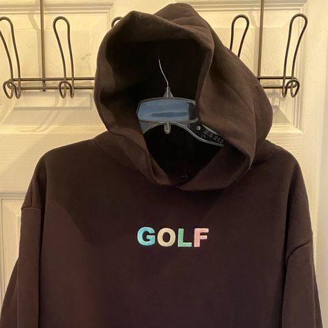 Really Nice Black Hoodie From Golf Wang With Embroidered Logo In Size Xl. Brand New! Never Worn!!! But No Tags. Product Sold Originally From Golf With No Tags Attached. Questions? Leave A Comment Below! Golf Wang Clothes, Tyler The Creator Hoodie, Tyler The Creator Golf, Golf Hoodie, Golf Logo, Golf Wang, Streetwear Y2k, Tyler The Creator, Zip Up Hoodies