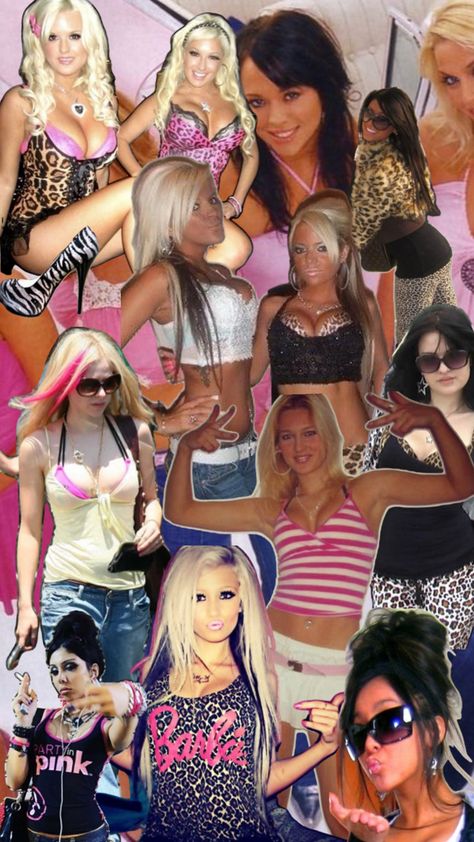 #trashy #2000s #00s #y2k Y2k Moodboard, Trashy 2000s, Pink Playboy, 2000s Pink, Mood Aesthetic, Fashion Girly, Aesthetic Fashion, Collage, Nails