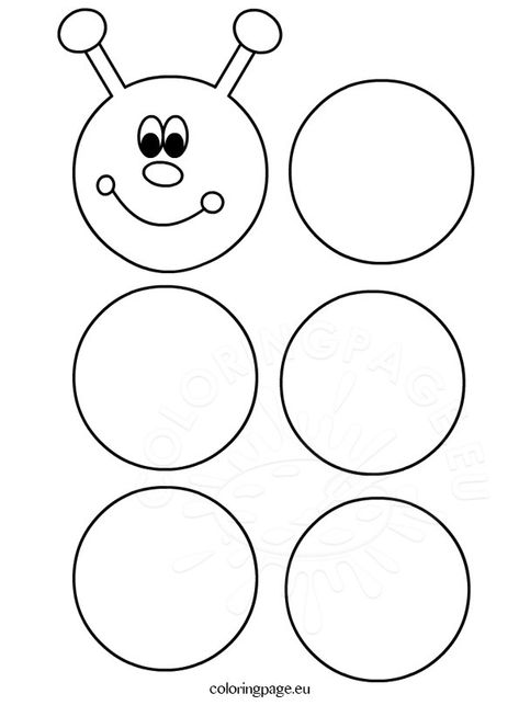 Printable Caterpillar Template Caterpillar Template, Caterpillar Preschool, Hungry Caterpillar Craft, Hungry Caterpillar Activities, Color Template, Caterpillar Craft, Aktiviti Kanak-kanak, Seni Dan Kraf, Aktivitas Montessori