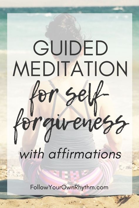 Free guided meditation for self-forgiveness with affirmations (video). --personal growth, spiritual growth, self-forgiveness exercise, healing, habit, health, new beliefs, reprogramming, subconscious mind, rewiring the brain, limiting beliefs, guilt, shame, doubt, inner peace, spirituality, higher self. Self Forgiveness, Growth Spiritual, Meditation Mantra, Forgive Yourself, Mindfulness Exercises, Meditation For Beginners, Meditation Benefits, Meditation Techniques, Higher Self