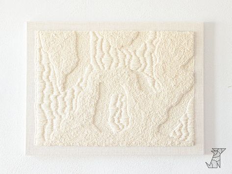 THE CAVE Minimalistic Yarn Abstract Wall Art Japandi - Etsy Tufted Wall, Fiber Art Wall Hanging, Yarn Wall Art, Forest Tapestry, Textile Wall Art, Wall Rug, The Cave, Forest Wall Art, Wall Hanging Decor