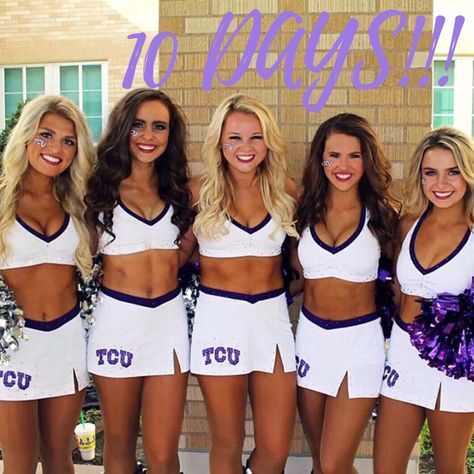 Embedded Tcu Cheerleaders, Tcu Football, College Cheer, Horned Frogs, Nfl Cheerleaders, Sweetest Day, Golden Girls, Football Season, Frogs