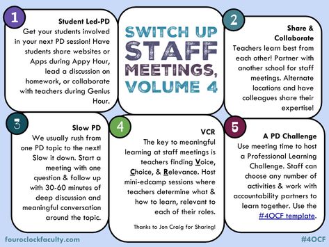 Staff Meeting Ideas, School Leadership Principal, Math Instructional Coach, Instructional Coaching Tools, Twitter Ideas, Staff Ideas, Instructional Leadership, Education Leadership, Faculty Meetings