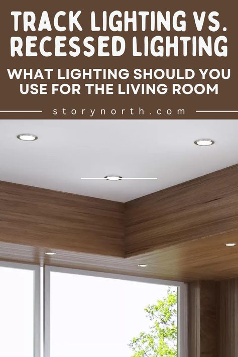 Bring your living room to life with our lighting guide! Learn which one is between tracking and recessed lighting, their benefits, and features that you can choose for the perfect lights for your home. #tracklighting #homedecoration #interiorstyling #livingroomideas #homeimprovement Internal Lighting Ideas, Overhead Lighting Living Room, Recessed Lighting In Living Room, Kitchen Track Lighting, Track Lighting Living Room, Lighting Ideas Living Room, Living Room Spotlights, Recess Lighting, Track Lighting Kitchen